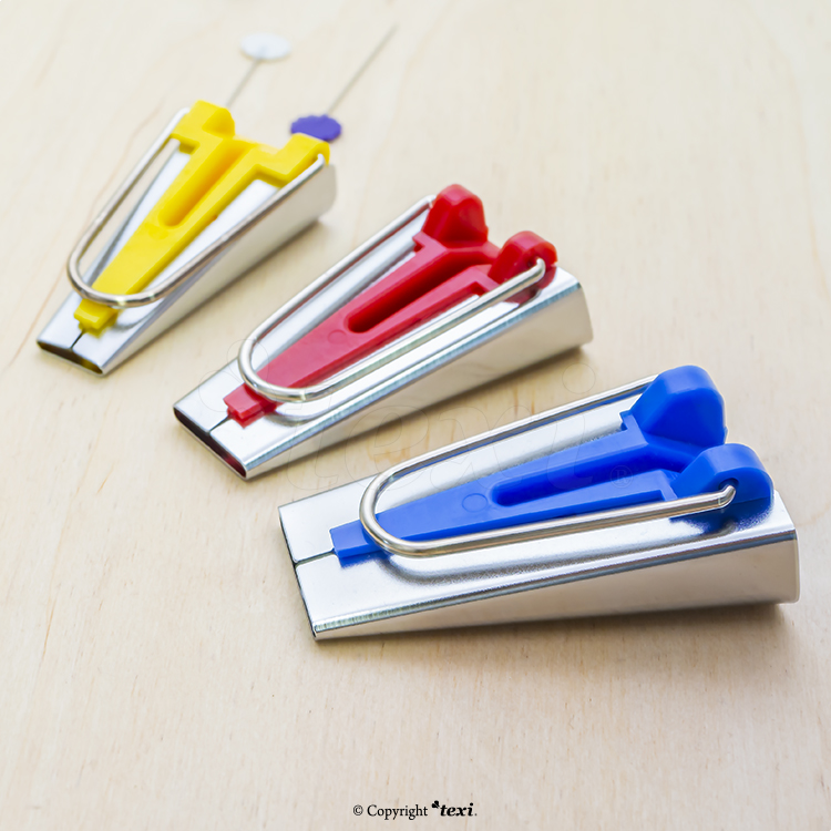 Zakladače šikmých proužků - sada 12/18/25 mm TEXI 4035