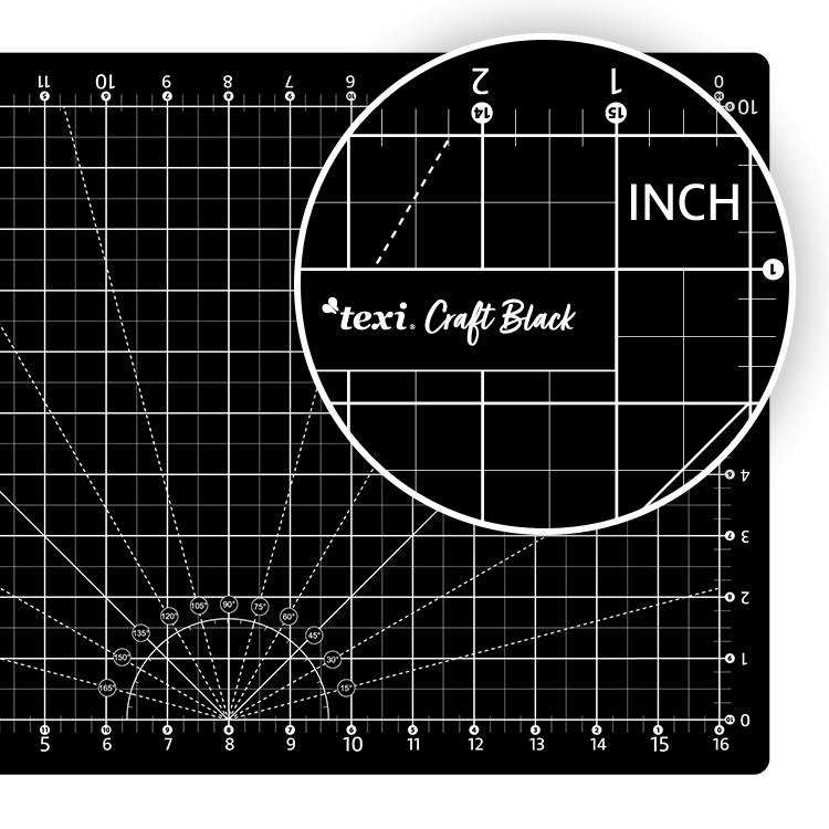 Řezací podložka, 5vrstvá, zesílená TEXI BLACK 45X30