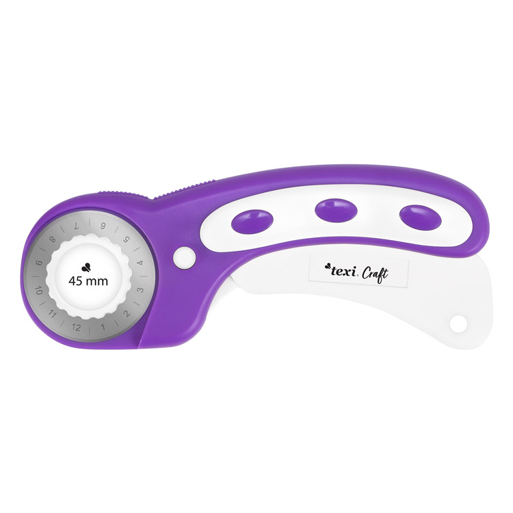 Sada na patchwork a šití TEXI CRAFT PURPLE 60X45