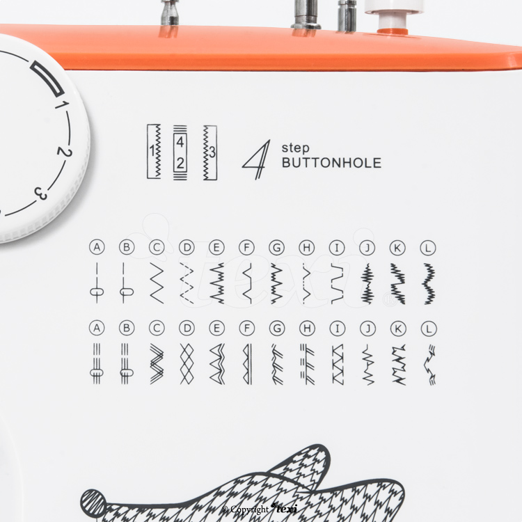 Šicí stroj TEXI FOX 25