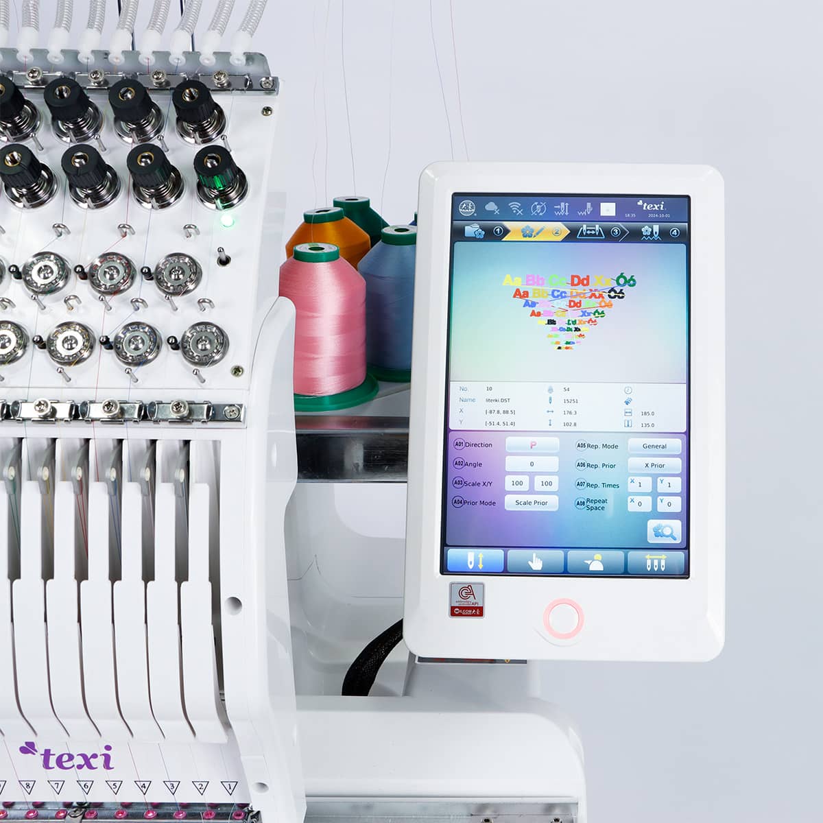 Vyšívací stroj TEXI IRIS 12