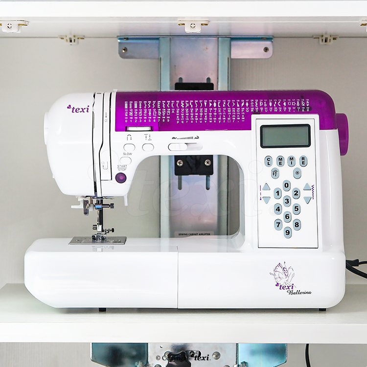 Rozkládací skříňka - stůl pro šicí stroje TEXI SESAME DUO RS