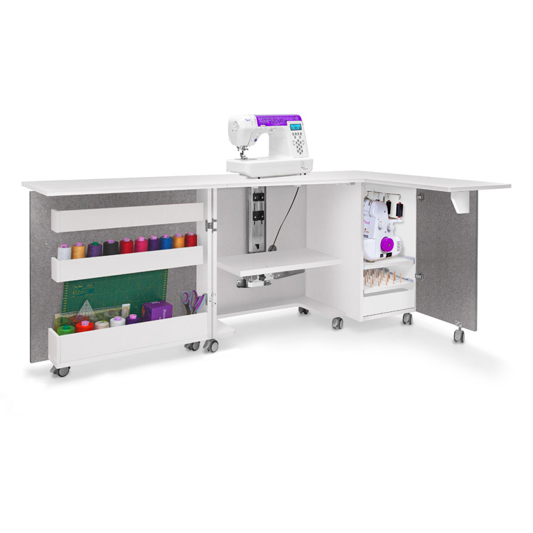 Rozkládací skříňka - stůl pro šicí stroje TEXI SESAME DUO G