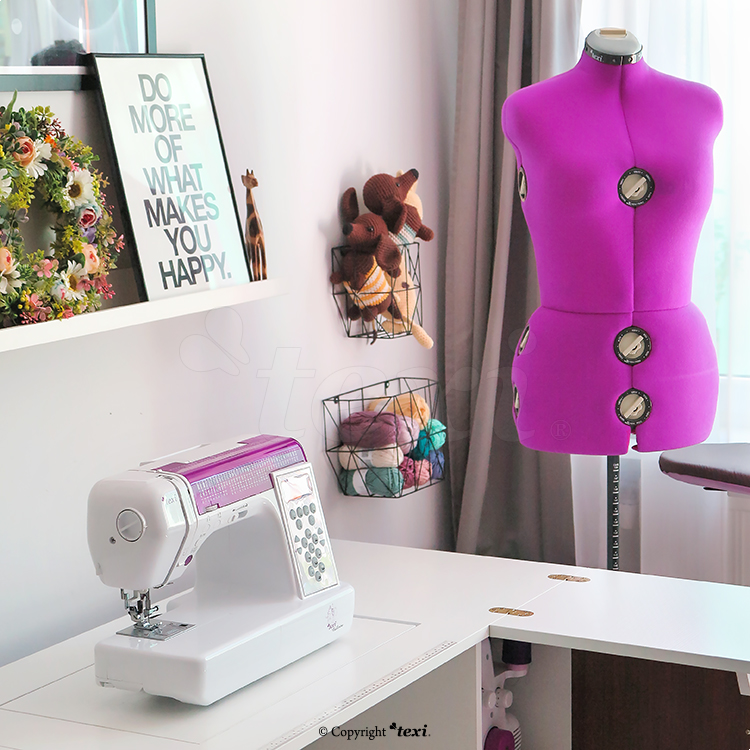 Rozkládací skříňka - stůl pro šicí stroje TEXI SESAME DUO RS