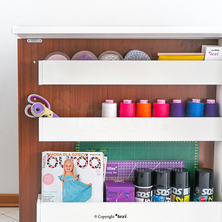 Rozkládací skříňka - stůl pro šicí stroje TEXI SESAME DUO RS