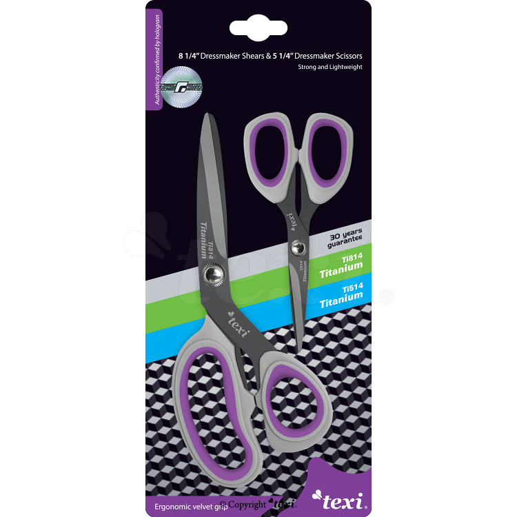 Titanové nůžky TEXI TITANIUM TiDuo850