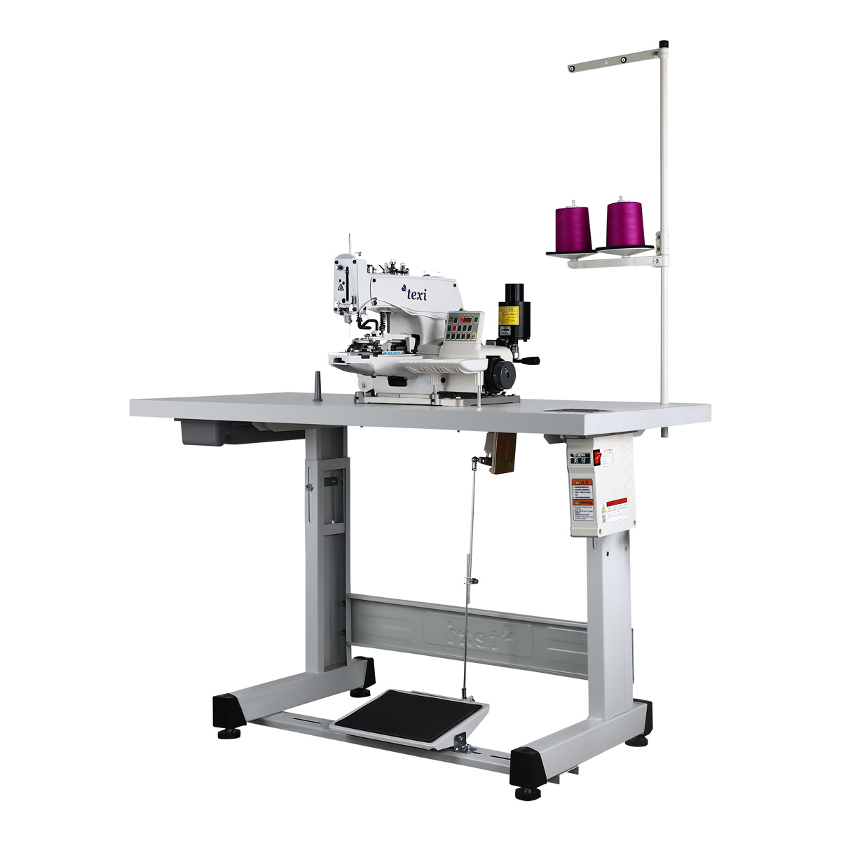 Průmyslový knoflíkovací šicí stroj TEXI XF PREMIUM EX